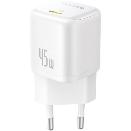 Baseus PicoGo GaN Ladeger&amp;auml;t 45W EU Wei&amp;szlig; Slike