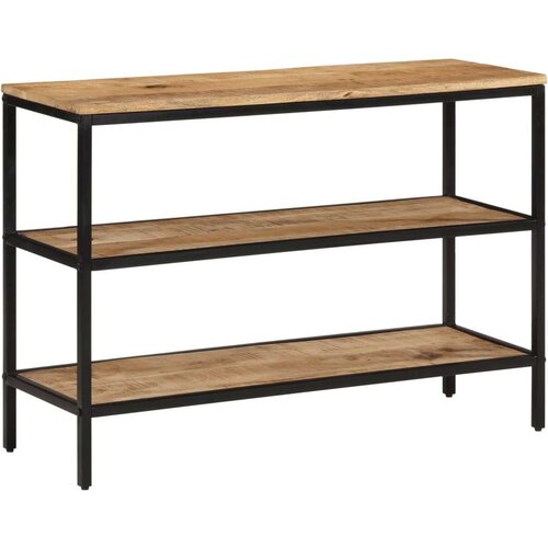  Konzolni stol 100 x 35 x 70 cm od masivnog grubog drva manga Slike