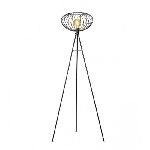 Brilliant Lampa stojeća žičana Retro crna GMBH 2019 BKL1470 Slike