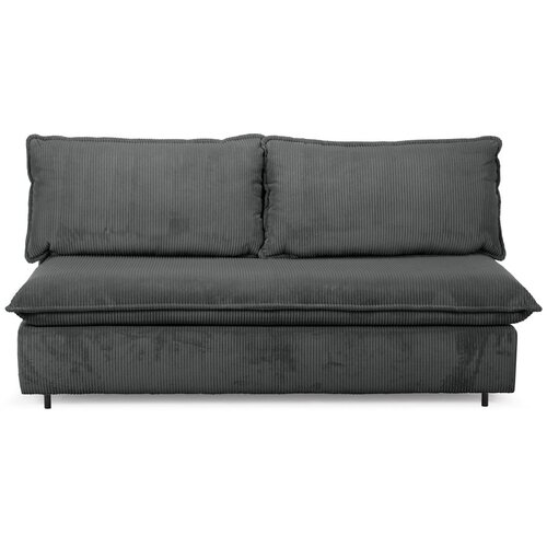 Bobochic Paris Tamno siva sklopiva sofa od samta 184 cm Isadora – Cijene