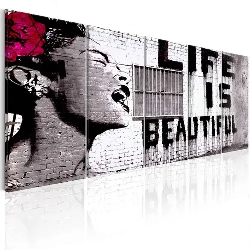  Slika - Banksy: Life is Beautiful 200x80