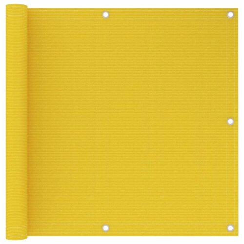 vidaXL Balkonsko platno rumeno 90x600 cm HDPE Cene