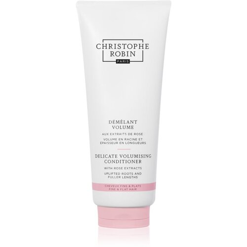 Christophe Robin Delicate Volumizing Conditioner with Rose Extracts balzam za volumen tankih las 200 ml Slike