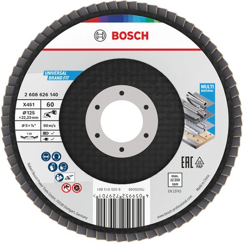 Bosch Lamelni disk X451 2608626176, O125, T29, G60, 15 komada Cene