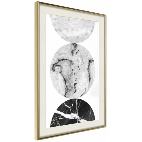  Poster - Three Shades of Marble 30x45