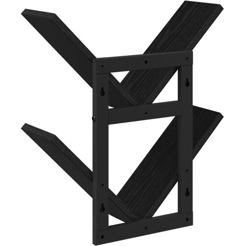  Floating polica za zid 2 kom. Crni hrast 43 x 15 x 47 cm - Crni hrast 2 Slike