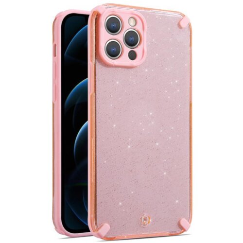  Zadnja maska armor glitter case za iphone 12 pro max roze Slike