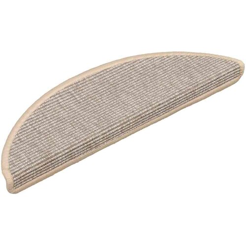  Prostirke za stepenice 15 kom 56x17x3 cm srebrne poluokrugle Slike
