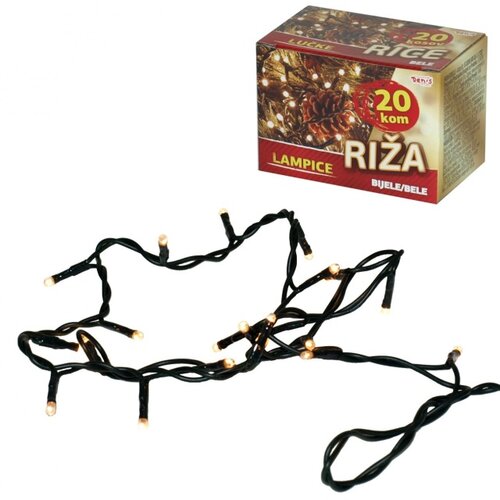 Edna lampice za jelku 20 sijalica bele boje Cene