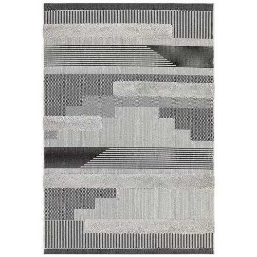Asiatic Carpets Siva zunanja preproga 160x230 cm Monty –