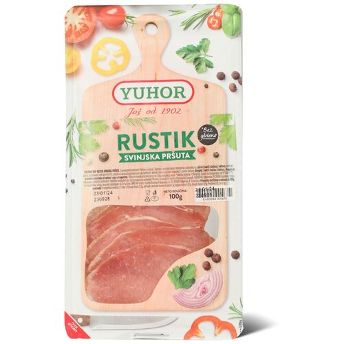YUHOR Rustik svinj.prsuta 100g Cene