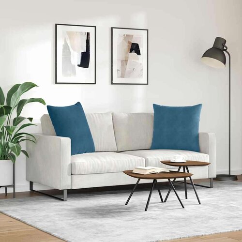 Jastučići za sofu 2 pcs Plava 80 x 80 cm Kordura tekstil Slike