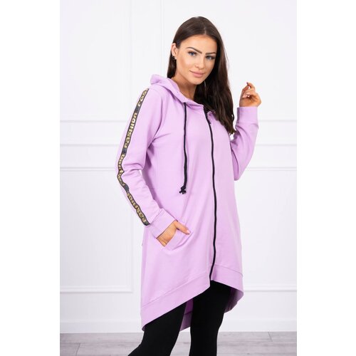 Kesi Sweatshirt with a zipper at the back purple Slike