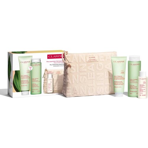 Clarins Cleansing Essentials Combination To Oily Skin darilni set za me&amp;scaron;ano do mastno kožo Slike