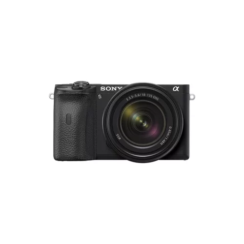 Sony Alpha 6600 fotoaparat kit (18-135mm objektiv), črn