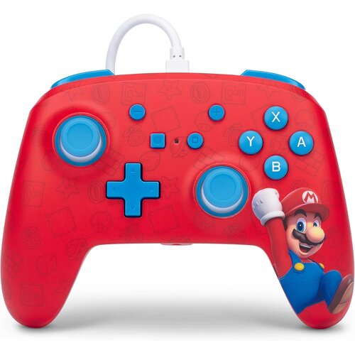  PowerA Enhanced Woo-hoo Mario žični igralni plo&amp;scaron;ček za Nintendo Switch 1 &amp;amp; 2 Slike