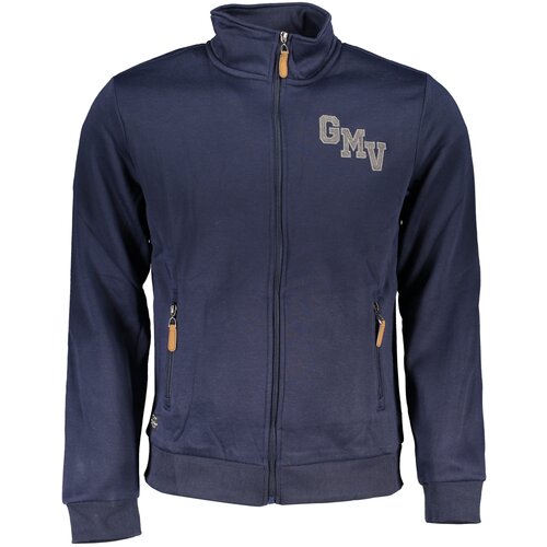Gianmarco Venturi MEN&amp;amp;#39;S BLUE ZIP SWEATSHIRT Slike