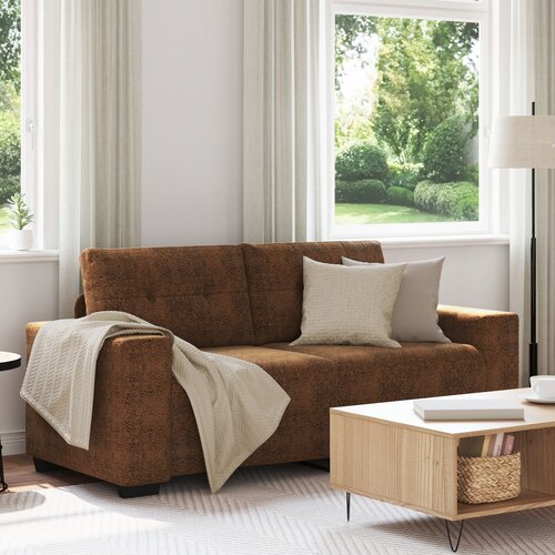 vidaXL Temno rjava Poliester, Les Standard Veliko sedežev Moderna sofa Cene