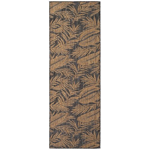 Ayyildiz Carpets Crna/smeđa unutarnja i vanjska staza 80x250 cm Mira 1451 – Cene