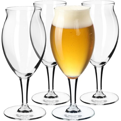 KADAX vrček za pivo, kozarec za pivo, visok kozarec za pivo, 410 ml, 4 kosi, (5000351657) Cene