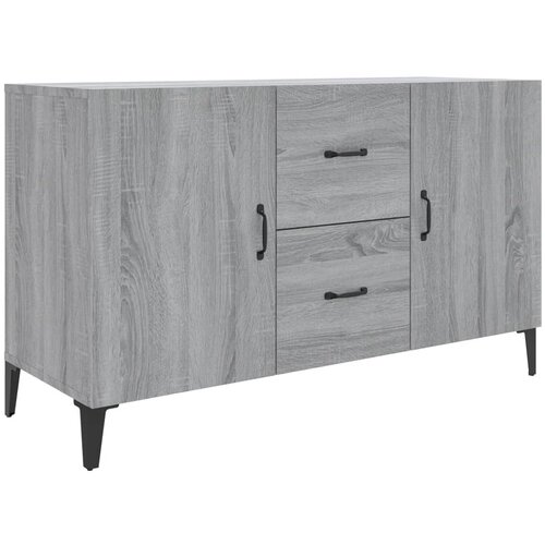 Maison Chic Komoda - Predalnik siva sonoma 100x36x60 cm konstruiran les, (21717732) Cene