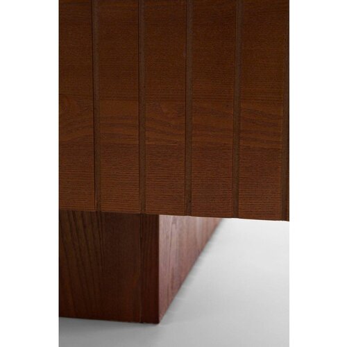 Jotex Temno rjava klubska mizica iz MDF plo&amp;scaron;č 90x90 cm Furuvik &amp;ndash; Slike