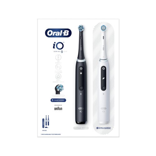 Oral-b Dvojno pakiranje Električna Zobna &amp;Scaron;četka Oral B iO5 Bela in črna Slike
