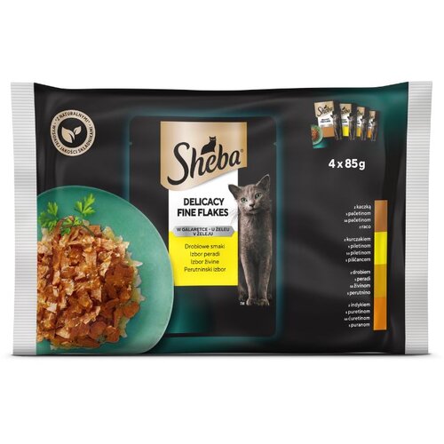 Sheba izbor peradi 4x85g Cene
