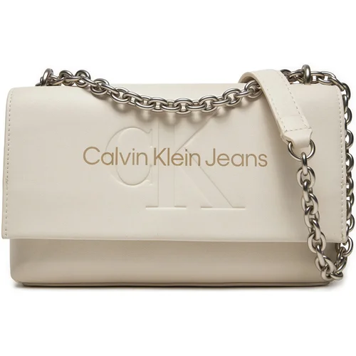 Calvin Klein Jeans SCULPTED EW FLAP W/CHAIN25 MONO K60K612221 Bež