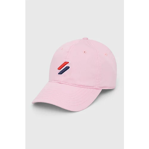 Superdry Kapa boja: ružičasta, s aplikacijom