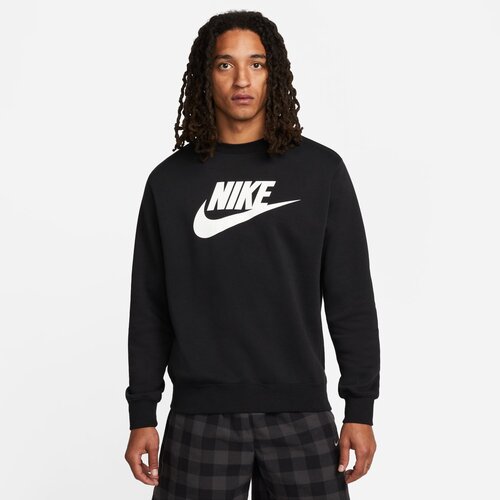 Nike Sweater majica crna / bijela Slike