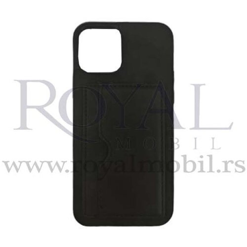  futrola mimo sa dzepicem za iphone 12 / iphone 12 pro (6.1) crna Slike