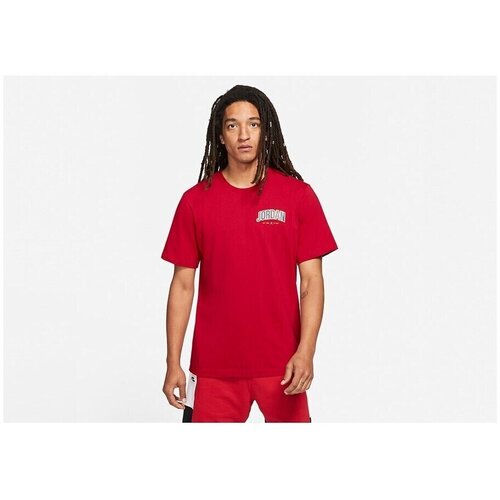 Nike Majice s kratkimi rokavi Air Jordan Jumpman Graphic Rdeča Cene