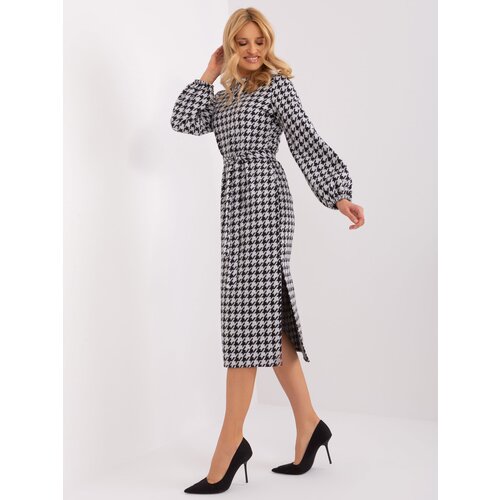 LAKERTA Dress-LK-SK-509516.04-white-black Slike