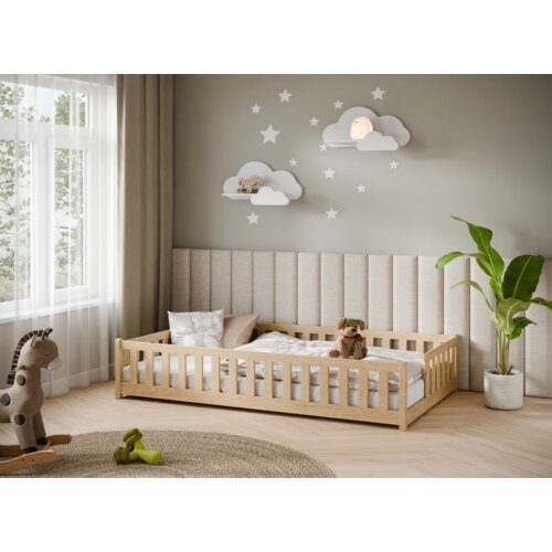 Molarem Home Drveni dječji krevet IVY - 200x120 cm - svijetlo drvo Cijene