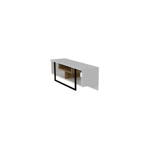 Hanah home tv polica asal (120) white ud black Slike