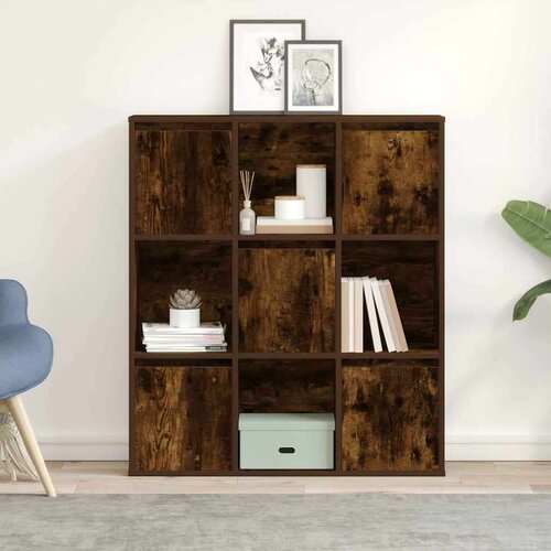 VidaXL Regal za knjige boja hrasta 89x24x101,5 cm konstruirano drvo Slike