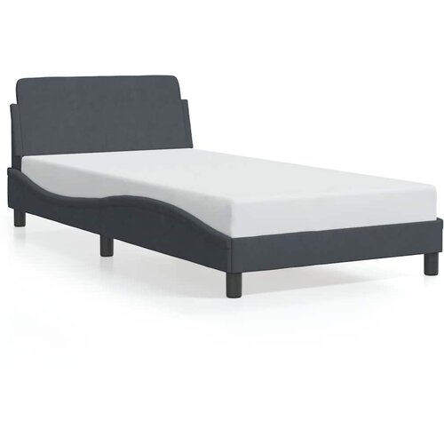 Okvir za krevet Dover tamnosivi 100x190 cm bar&amp;scaron;unasti Slike