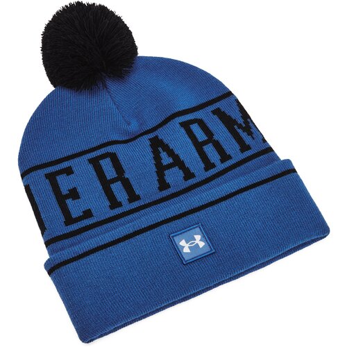 Under Armour M Halftime Pom Beanie-BLU Slike