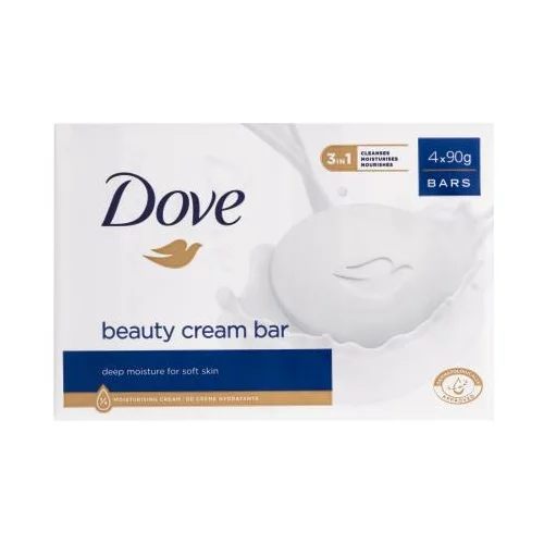 Dove Original Beauty Cream Bar Set tvrdi sapun Original Beauty Cream Bar 4 x 90 g za ženske