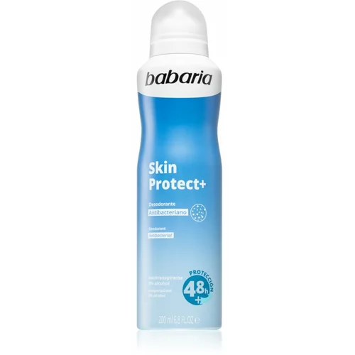 Babaria Deodorant Skin Protect+ dezodorant v pršilu z antibakterijskim dodatkom 200 ml