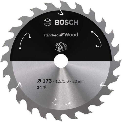 Bosch Standard for Wood list kružne testere za akumulatorske testere 173x1,5x20 T24 Slike