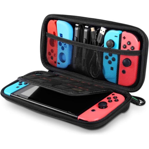 Ugreen 50974 kući&amp;scaron;te za prijenosne igraće konzole Poklopac Nintendo EVA (Etilen vinil acetat), Oxford, Bar&amp;scaron;un Sivo Slike
