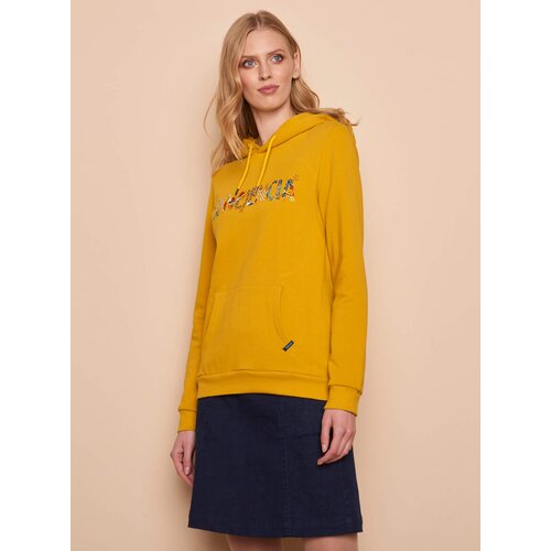 Tranquillo Yellow Womens Hoodie - Women Cene