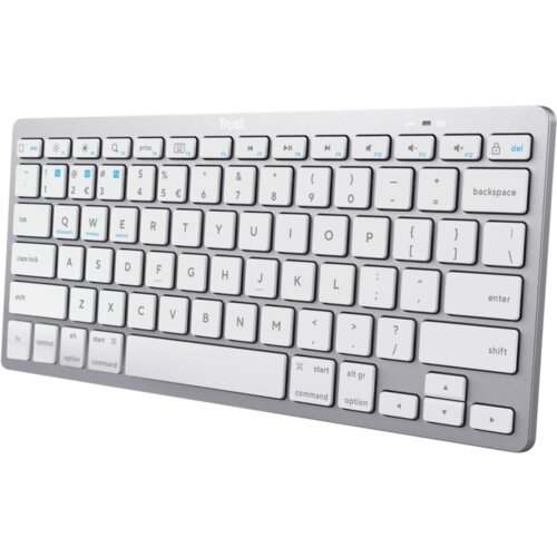 Trust Basics bluetoothwireless tastatura, ultra-thin, bluetooth 4.0, 10 m range, bijela Cijene