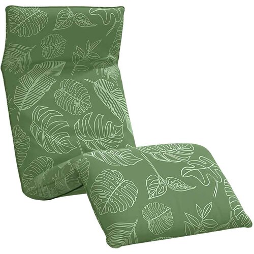  Sklopiva ležaljka s uzorkom li&amp;scaron;ća 175x54x8 5 cm Oxford tkanina - green leaf 1 Slike