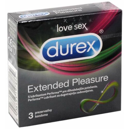 Durex extended pleasure prezervativi 3 komada Slike