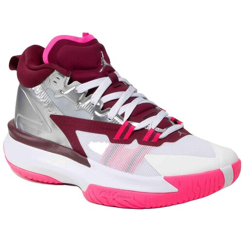 Nike Ko&amp;scaron;arka Baskets zion 1 blanc/argent m&amp;eacute;tallique Slike