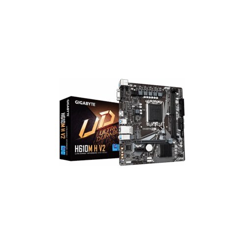 Gigabyte MB H610M H V2 G10, LGA1700; 2xDDR5 up to 96GB 1xM.2; 4x SATA, HDMI, 1xPS2; 6xUSB Cijene