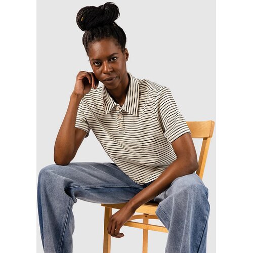 Blue Tomato Knitted Polo majica black & white Cene